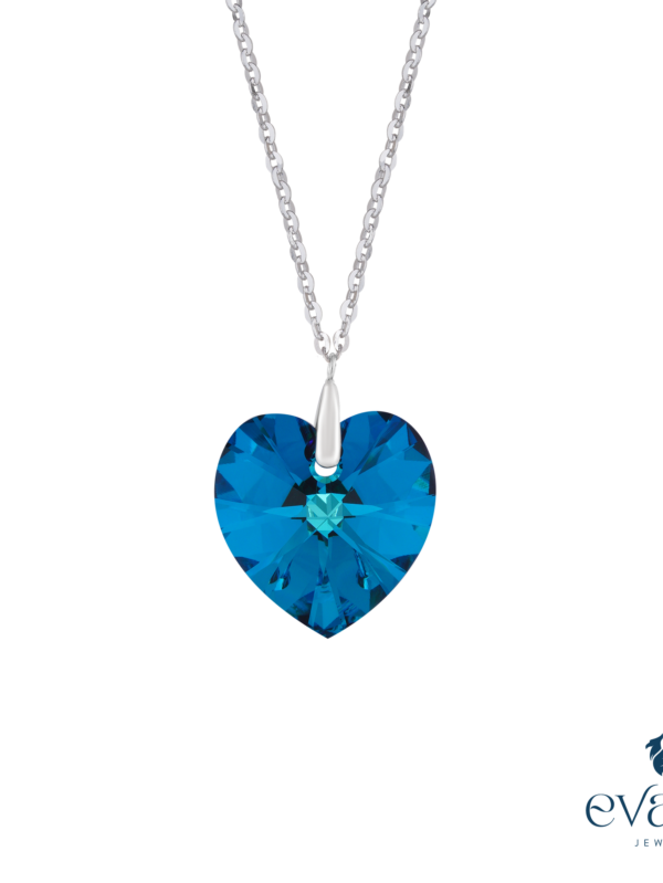 Alluring Blue Sapphire Stones Pendant in Sterling Silver 92.5